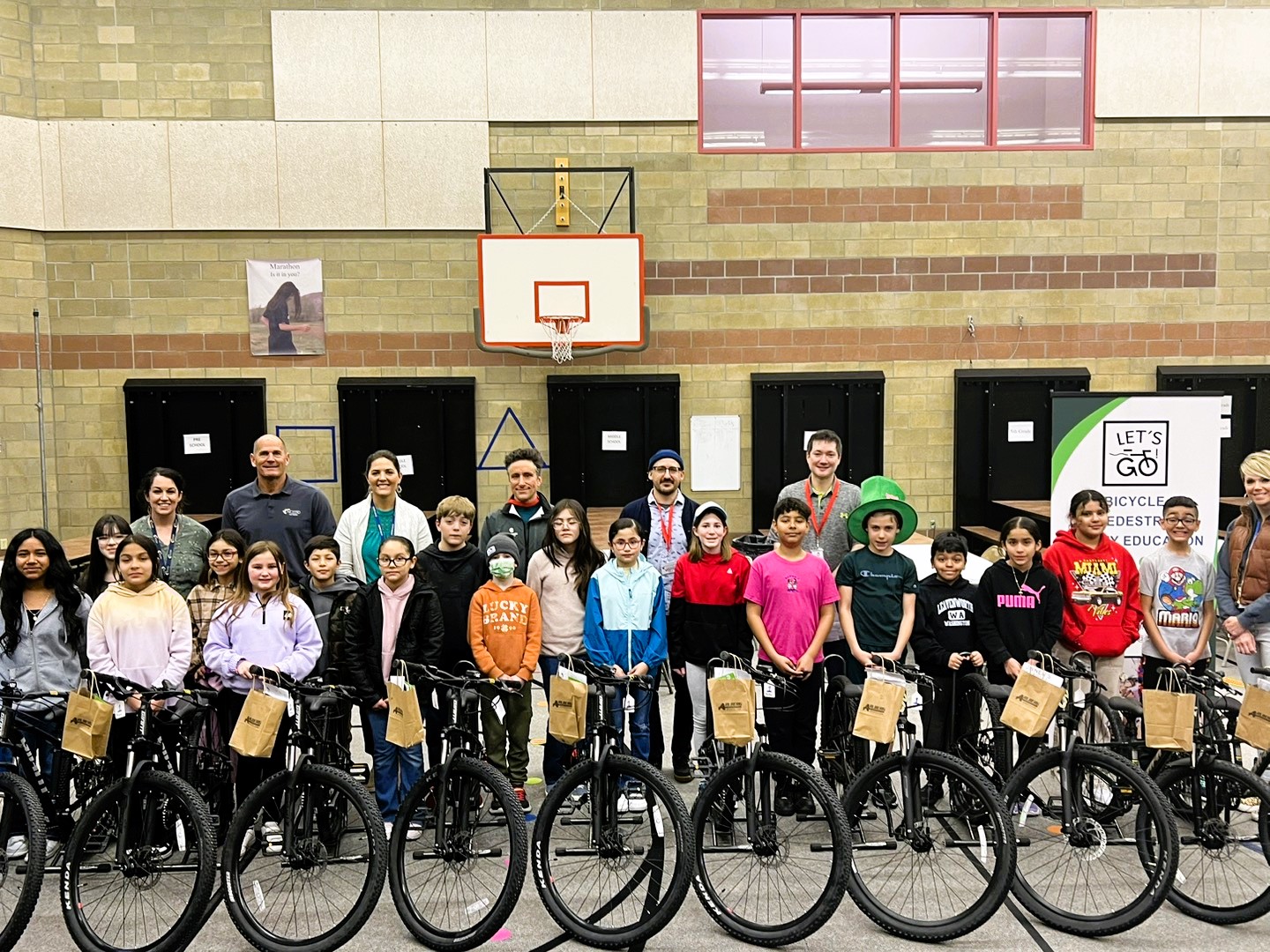 Orondo Earn-a-Bike recipients and educators
